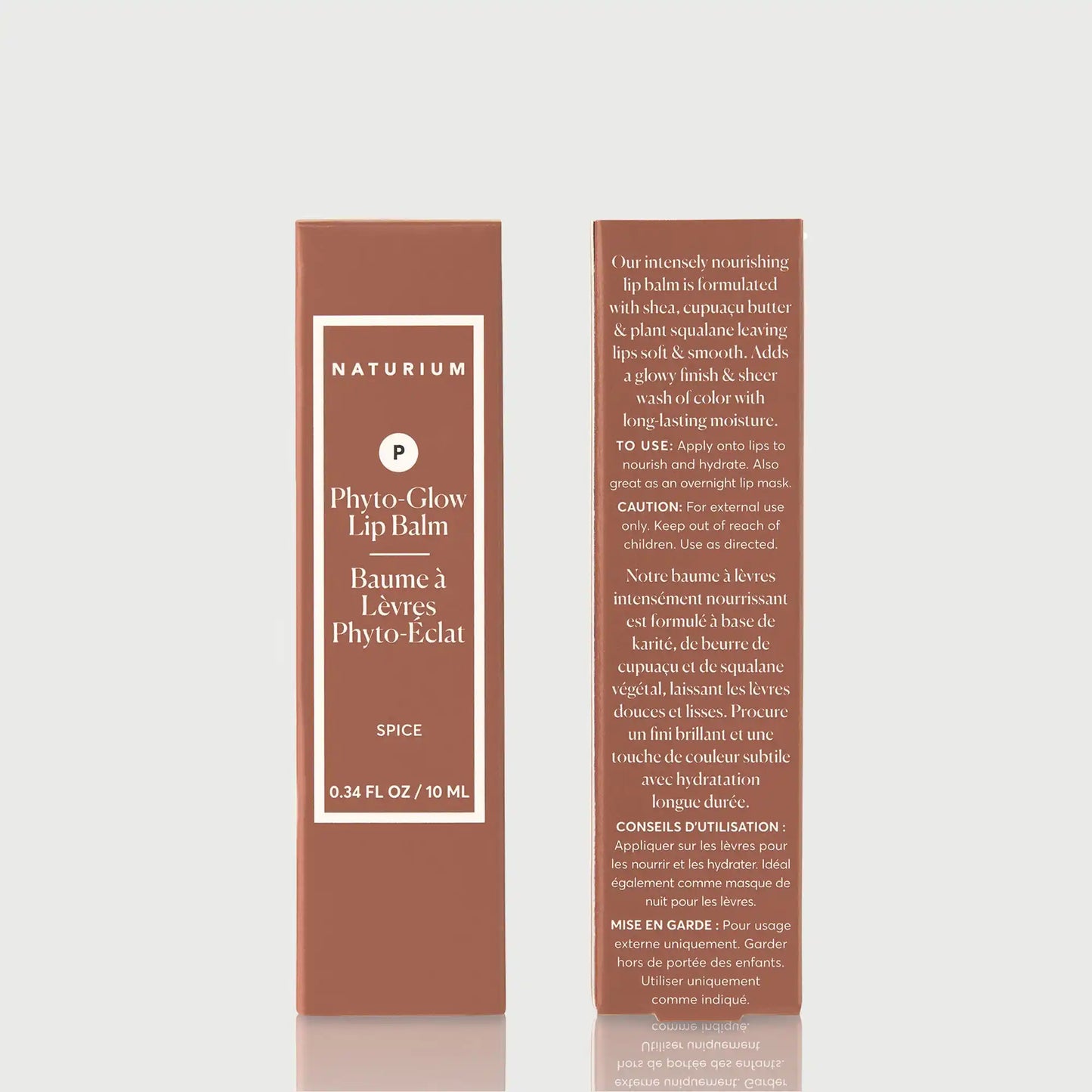 phyto-glow-lip-balm-spice-v5 NATR-60113-PhytoGlow-Spice-UC-Front-Back-bonebkgd.webp